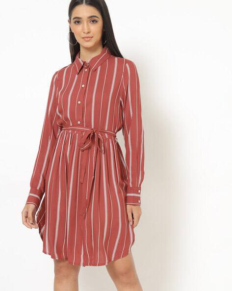 ISCENERY BY VERO MODA VMI Anne-1 Striped Shirt Dress