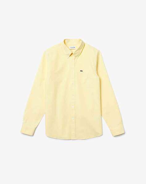 lacoste yellow shirt