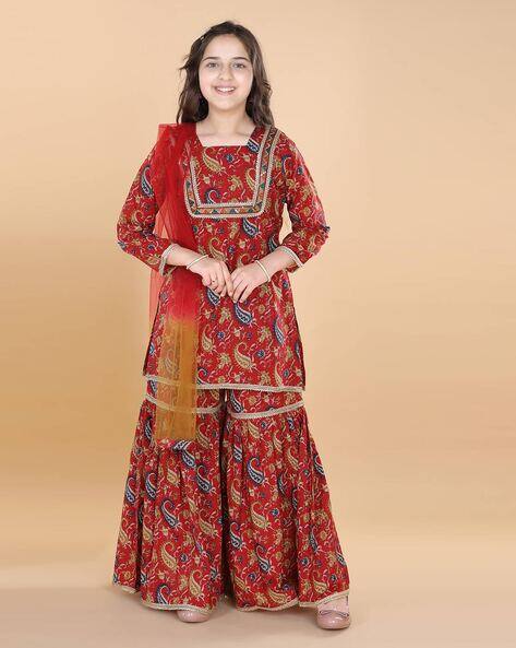 Buy Blue Ethnic Wear Sets for Girls by 