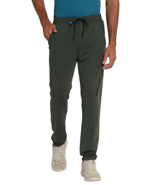 Green and best sale red track pants