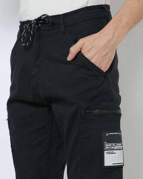 Buy Jet Black Cargo Pants Online for Men in India  Mens Cargo Pants