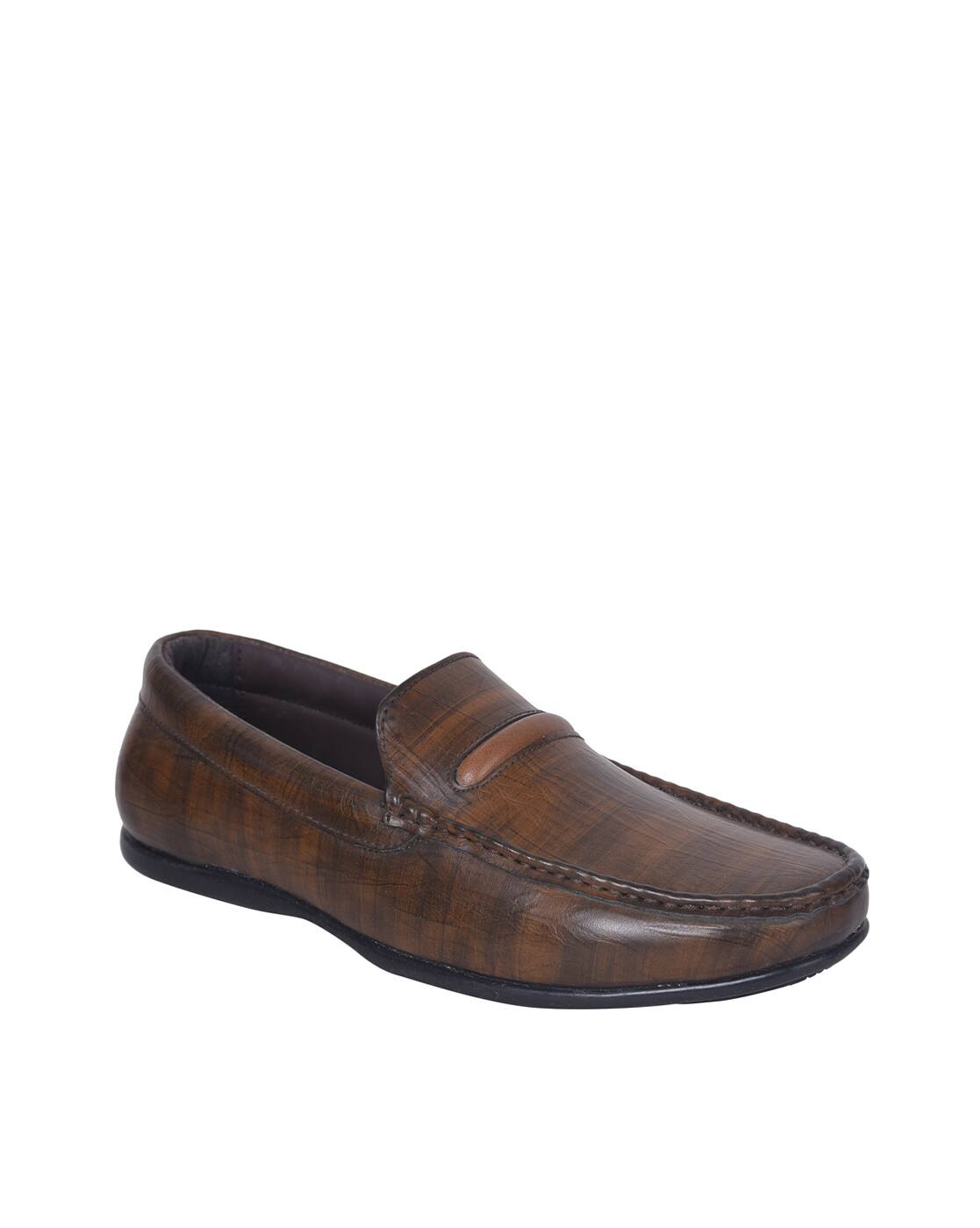Brown Formal Shoes for Men by AJANTA 