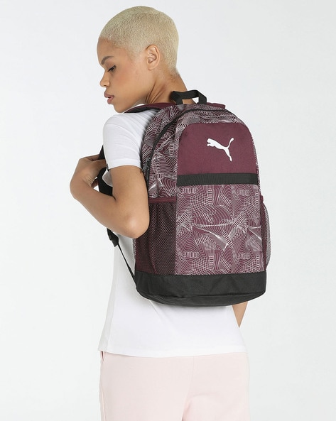 puma printed backpack