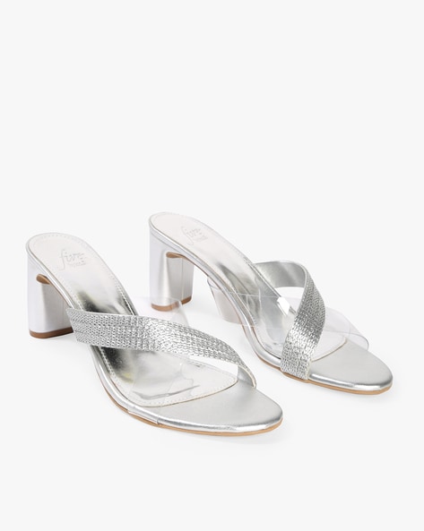 Buy Silver Heels For Women at Lowest Prices Online In India