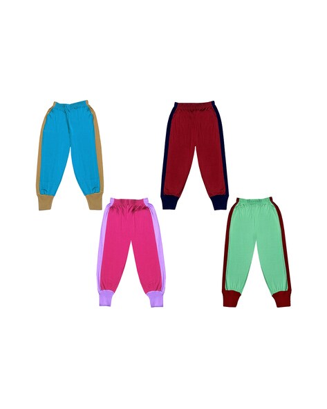 Buy Multi Trousers & Pants for Girls by INDIWEAVES Online