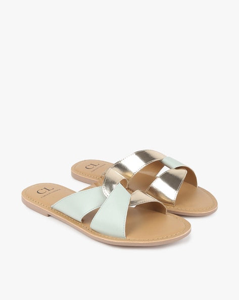 Buy Women Green Sandals Online - 782532 | Van Heusen