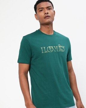 levis green t shirt mens