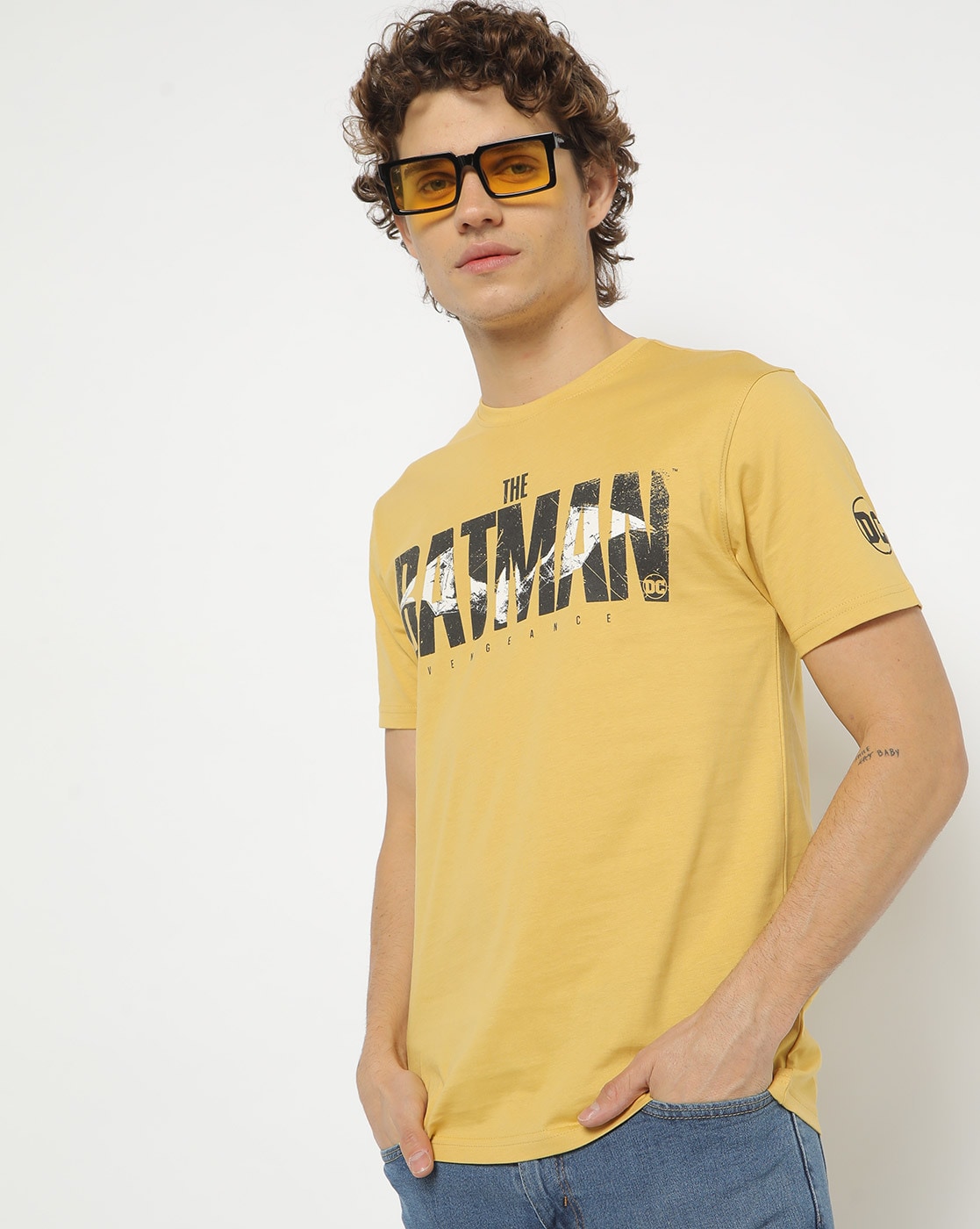 Buy Yellow Tshirts for Men by DNMX Online 