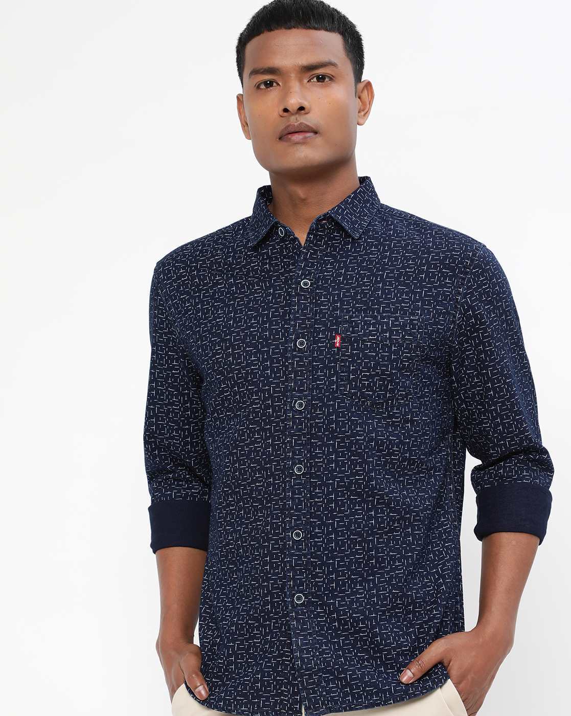 levis printed shirts