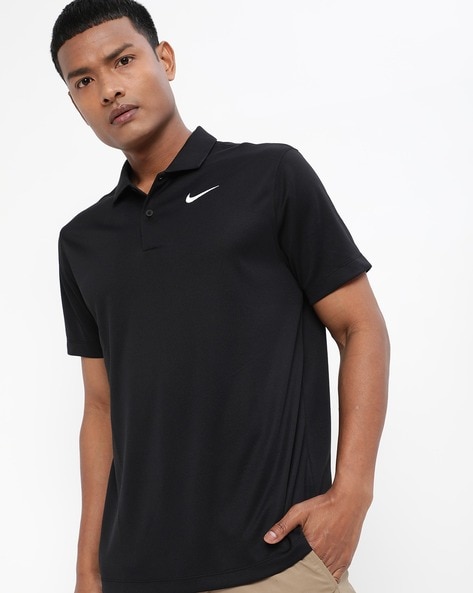 Nike Logo Print Polo T-shirt