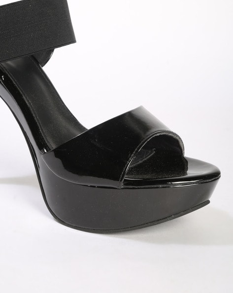 Buy Black Heeled Sandals for Women by Five By Inc.5 Online Ajio