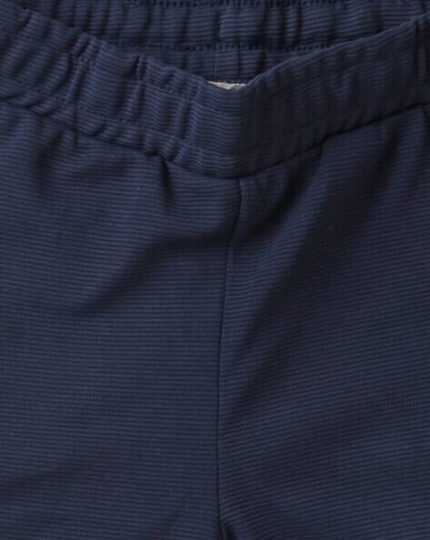 Logo Print Shorts with Contrast Taping view 3
