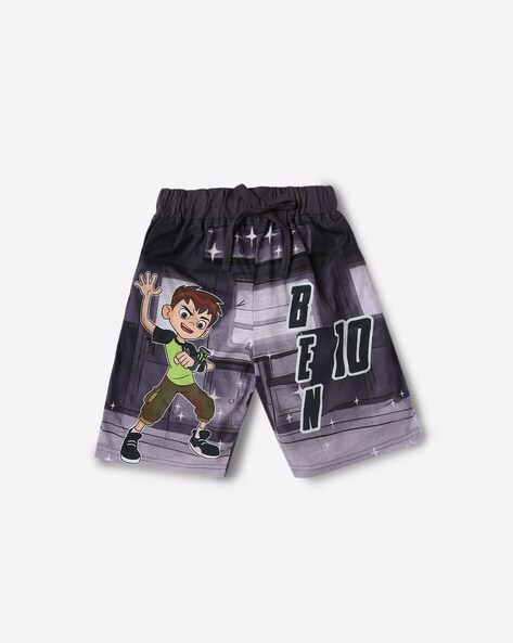 Buy Black Shorts 3 4ths for Boys by ETEENZ Online Ajio