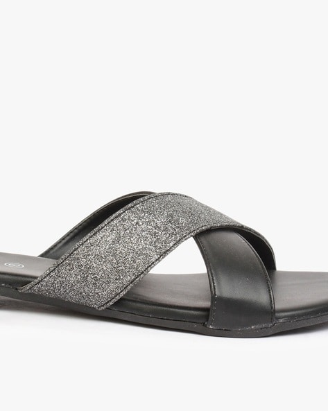 Buy Pewter Flat Sandals for Women by HI-ATTITUDE Online 