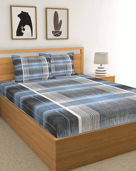 Buy Blue Bedsheets for Home & Kitchen by COUNTRY HOME Online