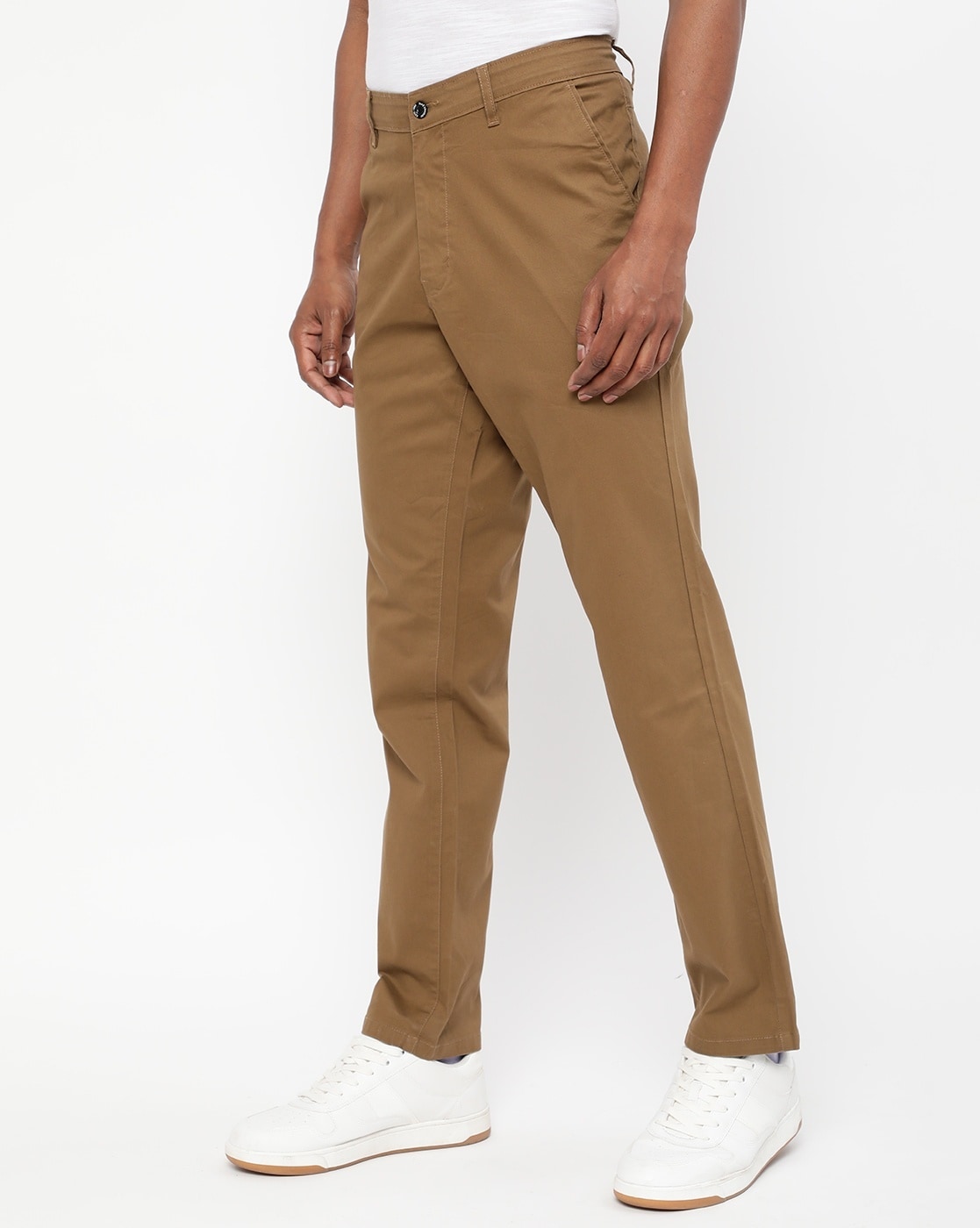 Buy Duke Stardust Men Slim Fit Cotton Trousers (SDT4580_Mouse_30) at  Amazon.in