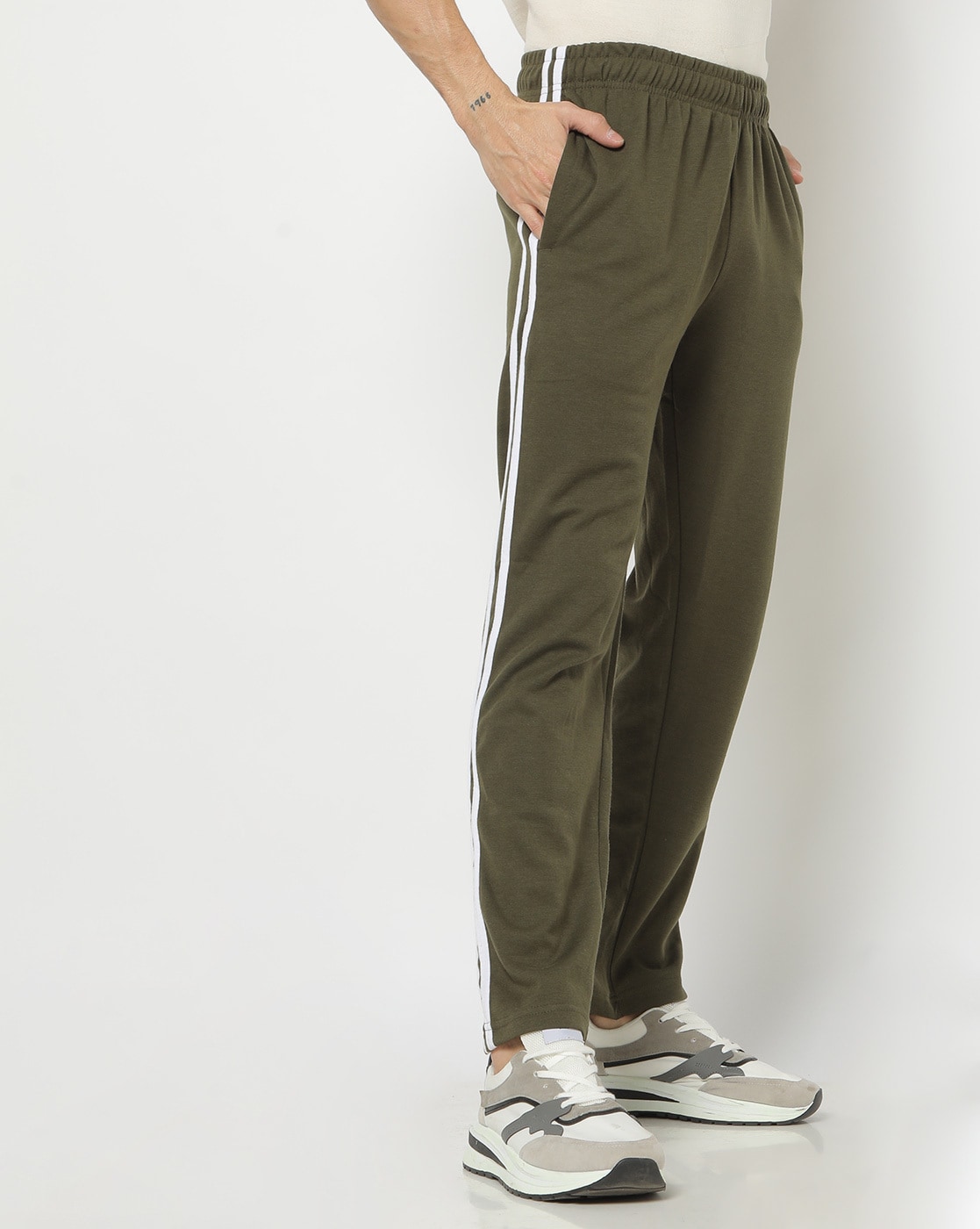 Buy Olive Green Track Pants for Men by Teamspirit Online  Ajiocom