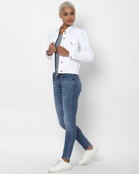 American eagle sale white jacket