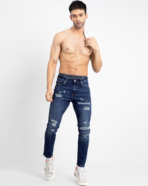 Buy Blue Jeans for Men by SNITCH Online 