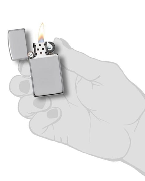 Zippo High Polish Chrome Windproof Pocket Lighter