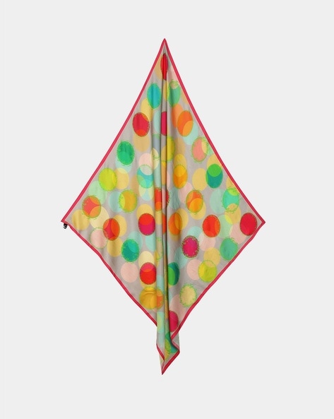 Polka-Dot Print Silk Scarf Price in India