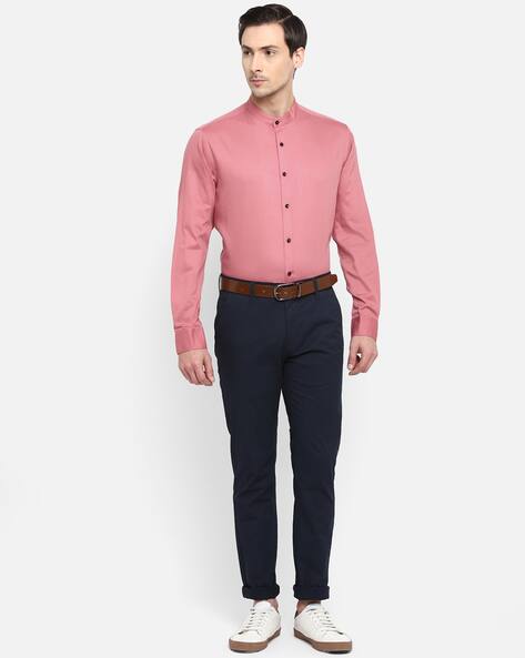 Buy Peach Shirts for Men by SHIROI 