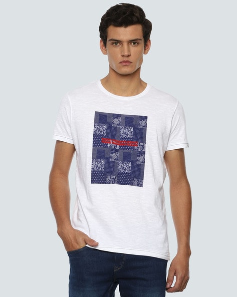 Buy White Tshirts for Men by LOUIS PHILIPPE Online