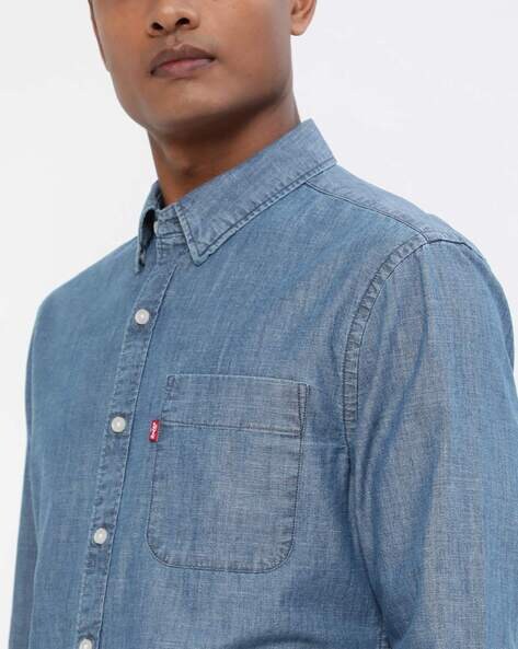 levi's chambray shirt