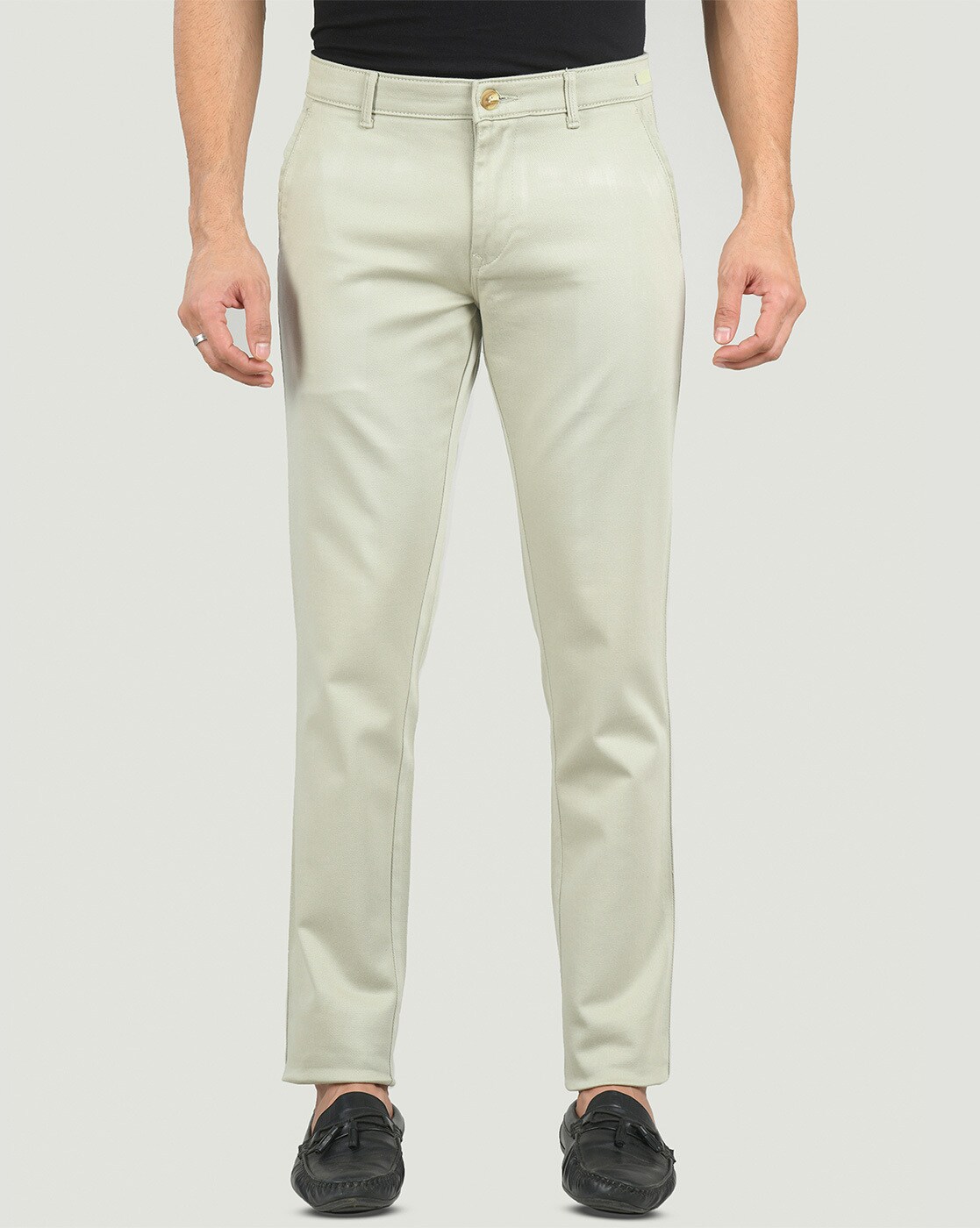 Buy Slim Fit Cargo Pants with Elasticated Waist Online at Best Prices in  India  JioMart