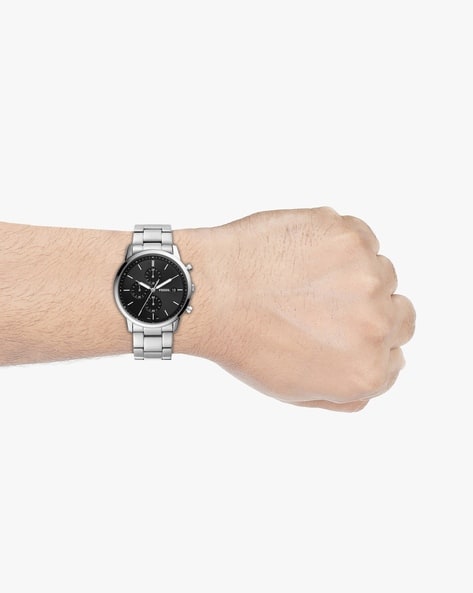 Silver-Toned Watches for Men by FOSSIL 