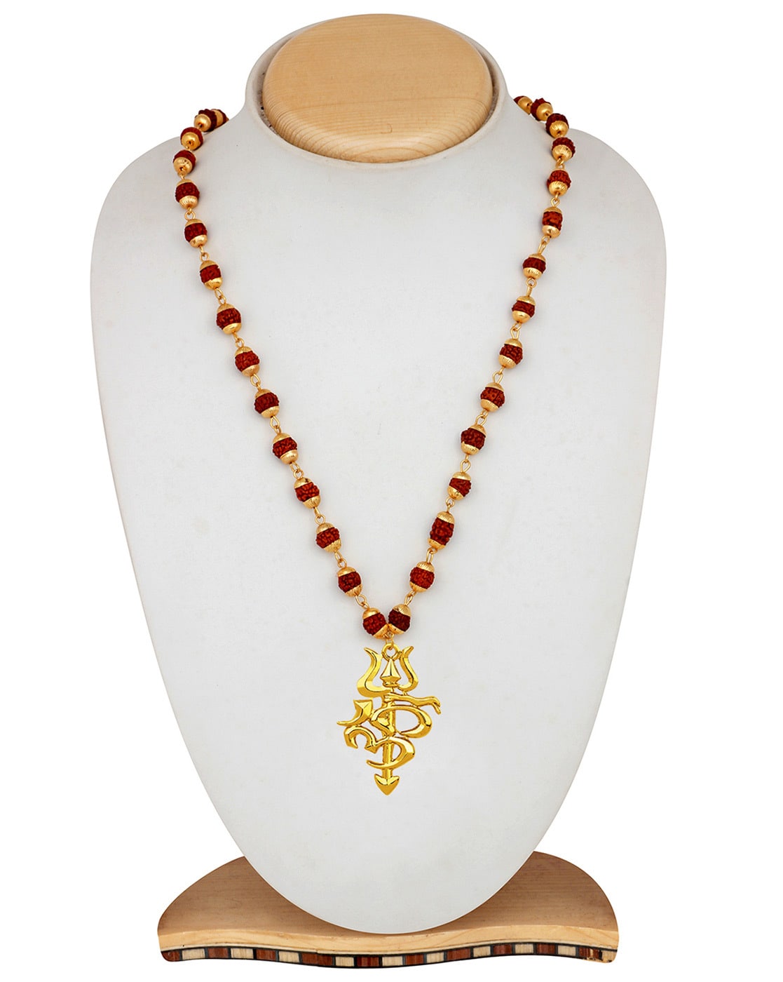 Buy Gold-Toned & Brown Necklaces & Pendants for Women by MAHI