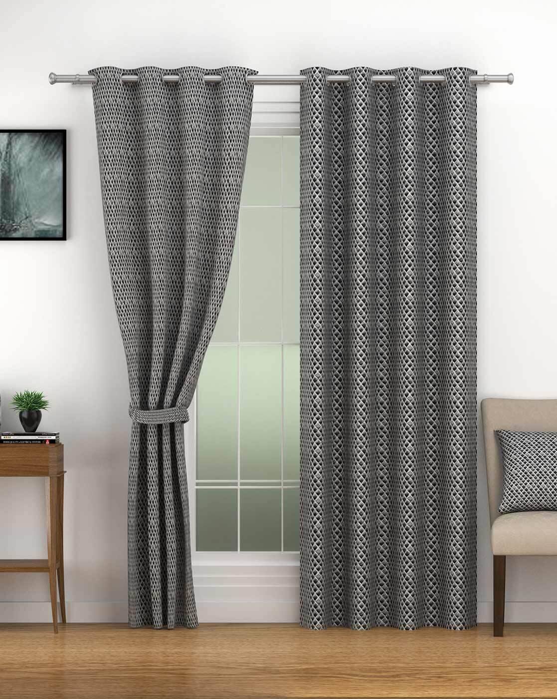 curtains with grey
