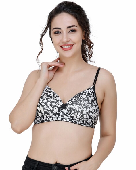 Buy College Girl Non Padded Cotton T Shirt Bra - White Online at