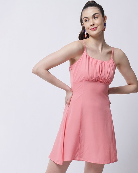 Buy Peach Dresses for Women by Mish Online