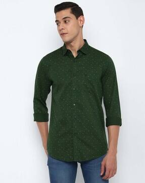 Buy Green Shirts for Men by ALLEN SOLLY 