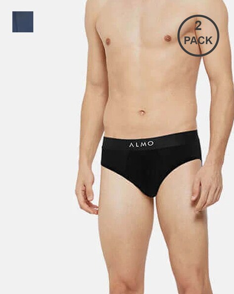 Briefs with Typographic Waistband