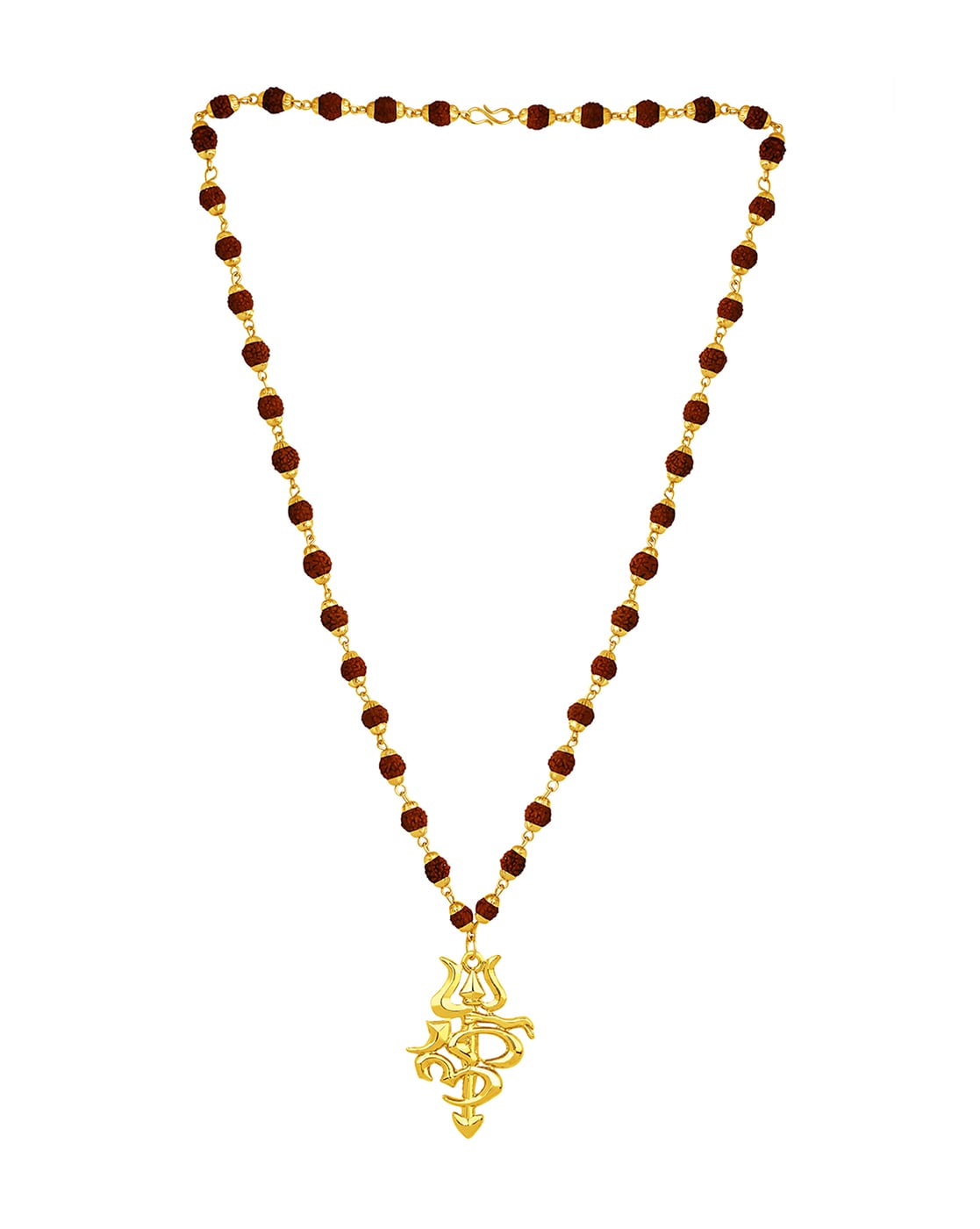 Buy Gold-Toned & Brown Necklaces & Pendants for Women by