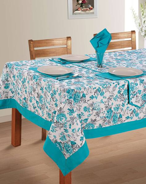 Swayam Poly Casement Table Cover 6-Seater Pack of 1 Heat Resistant Table  Cloth for Kitchen Ta in 2023