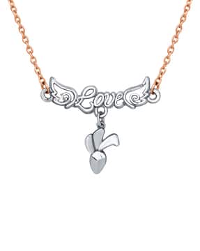 Buy Silver-Toned Necklaces \u0026 Pendants 