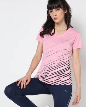 Buy Pink Tshirts for Women by PERFORMAX 