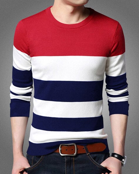 Buy Red Tshirts for Men by EYEBOGLER Online