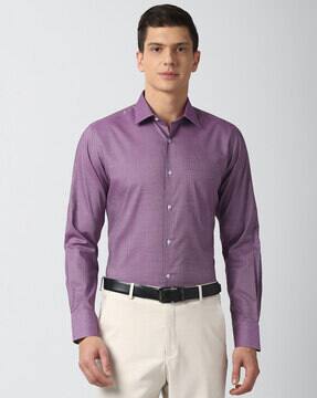 Buy Purple Shirts for Men by VAN HEUSEN 