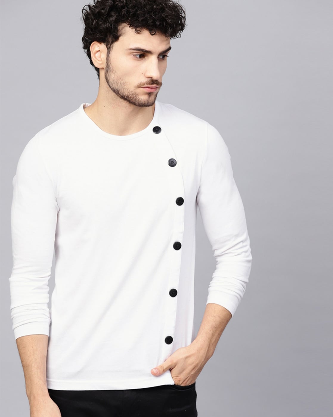 Buy White Tshirts for Men by EYEBOGLER Online