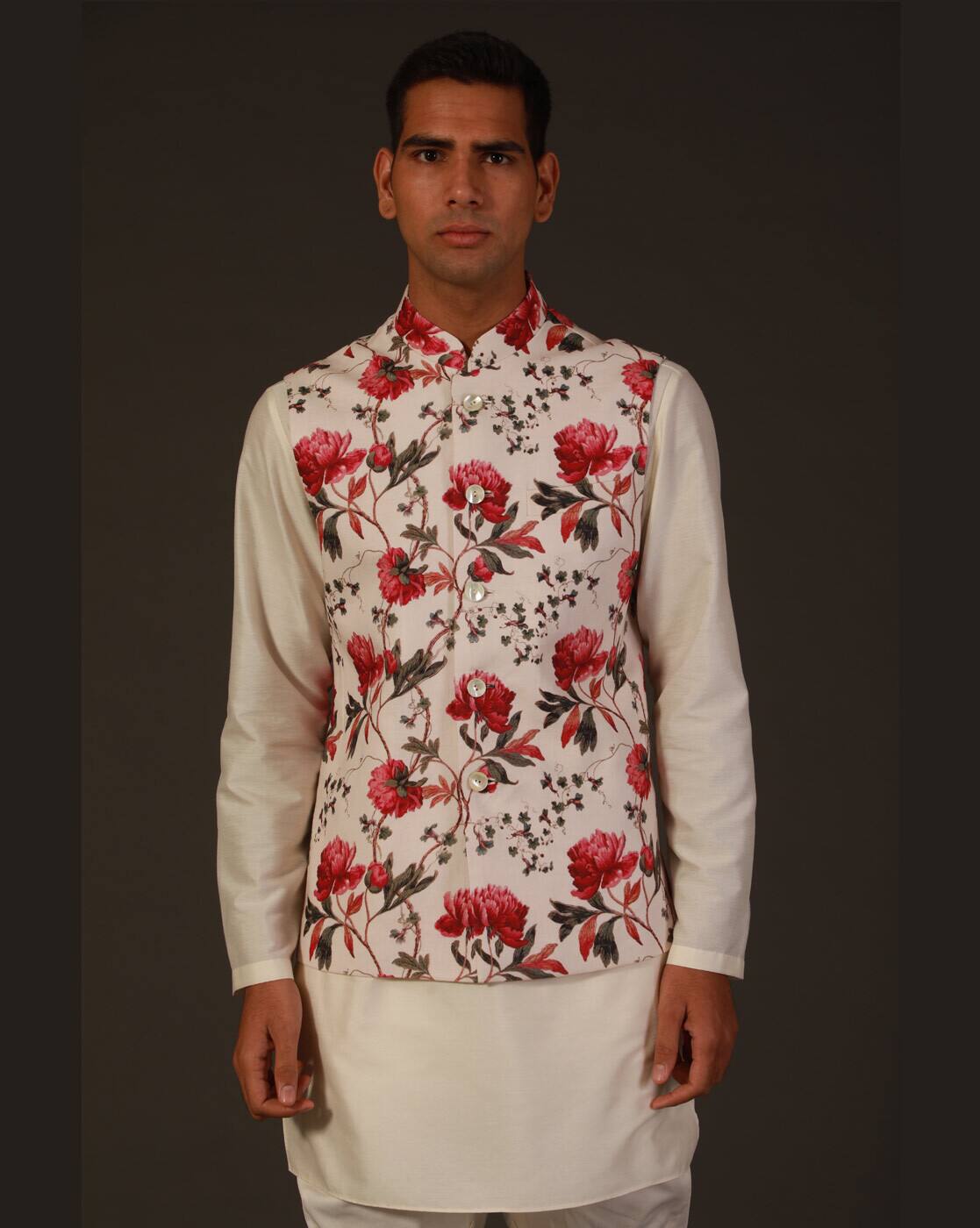 Buy IVORY 3-Piece Ethnic Suit for Men by Rohit Bal Online | Ajio.com