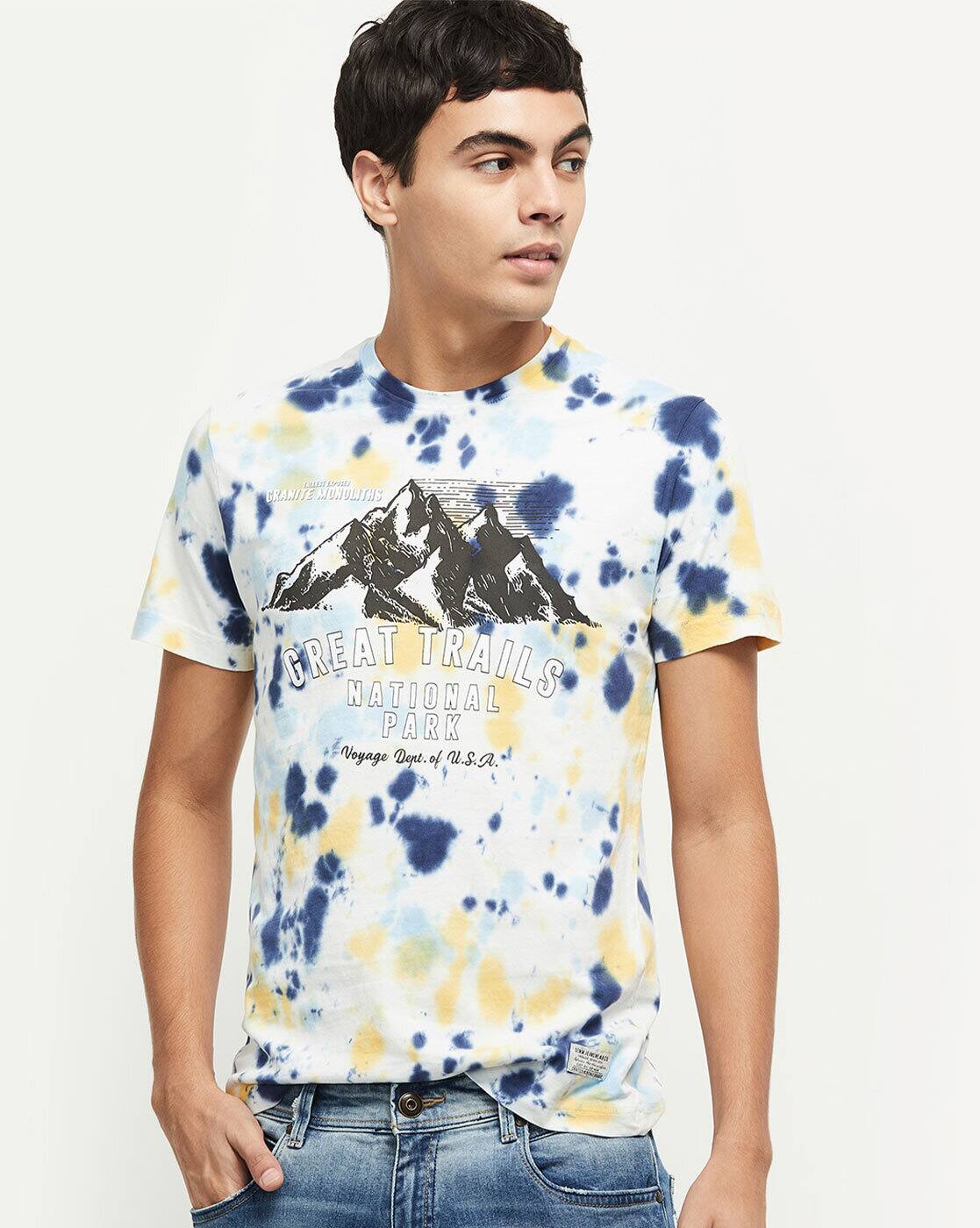 Buy Multi Tshirts for Men by MAX Online 