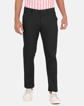 Buy Black Trousers \u0026 Pants for Men by 