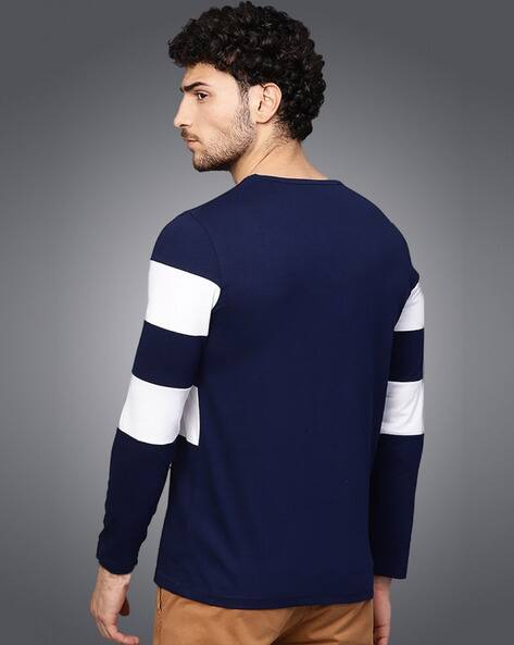Buy Navy Blue Tshirts for Men by 