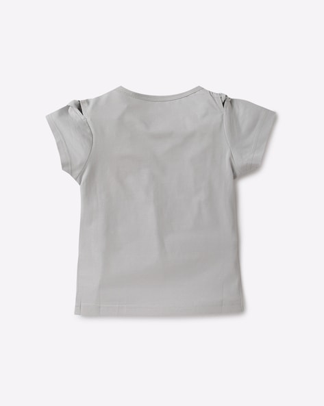 Girls gray t shirt sale