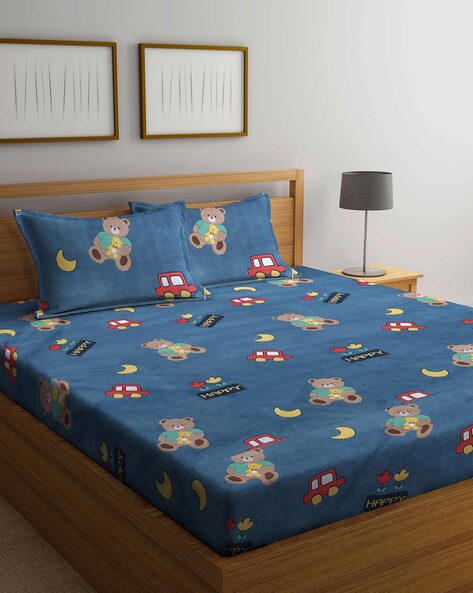 Buy Blue Bedsheets for Home & Kitchen by KLOTTHE Online Buy Blue Bedsheets for Home & Kitchen by KLOTTHE Online