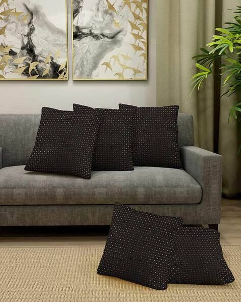 KLOTTHE Set of 5 Embellished Cushion Covers